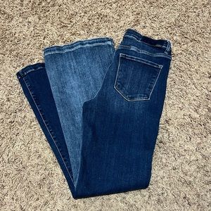 Risen two tone flare jeans